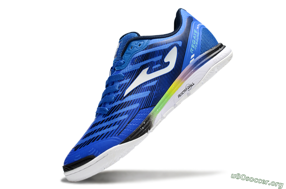 Joma Top Flex IC Football Shoes - Blue/White/Black 5