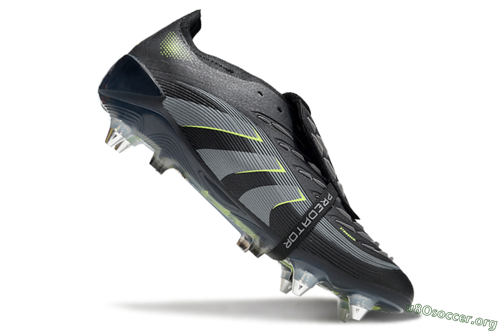 Adidas Predator 25 Elite Foldover Tongue SG Football Boots - Black/Grey/Yellow 0