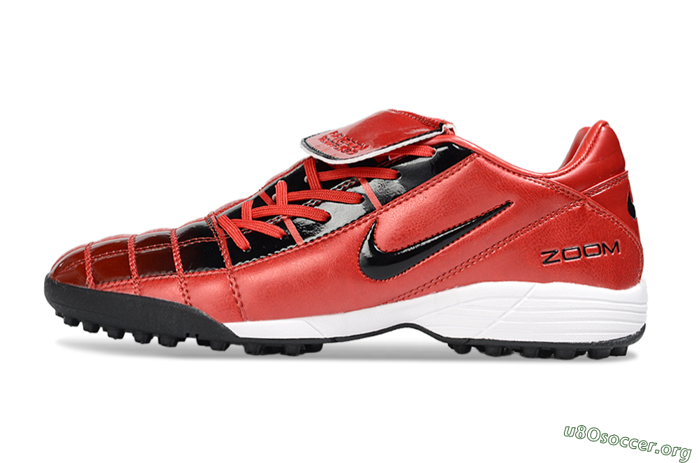 Nike Air Zoom Total 90 III TF Football Shoes - Red/Black/White 3