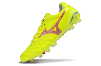 Mizuno Morelia Neo 4 FG Football Boots - Yellow/Red/White