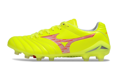 Mizuno Morelia Neo 4 FG Football Boots - Yellow/Red/White