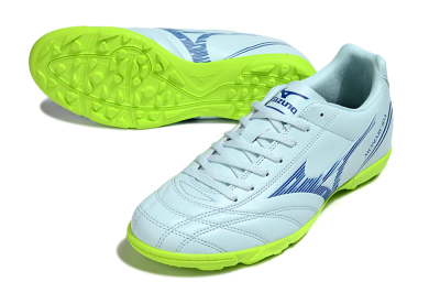 Mizuno Morelia Neo 4 TF Football Shoes - Jade/Blue/Yellow