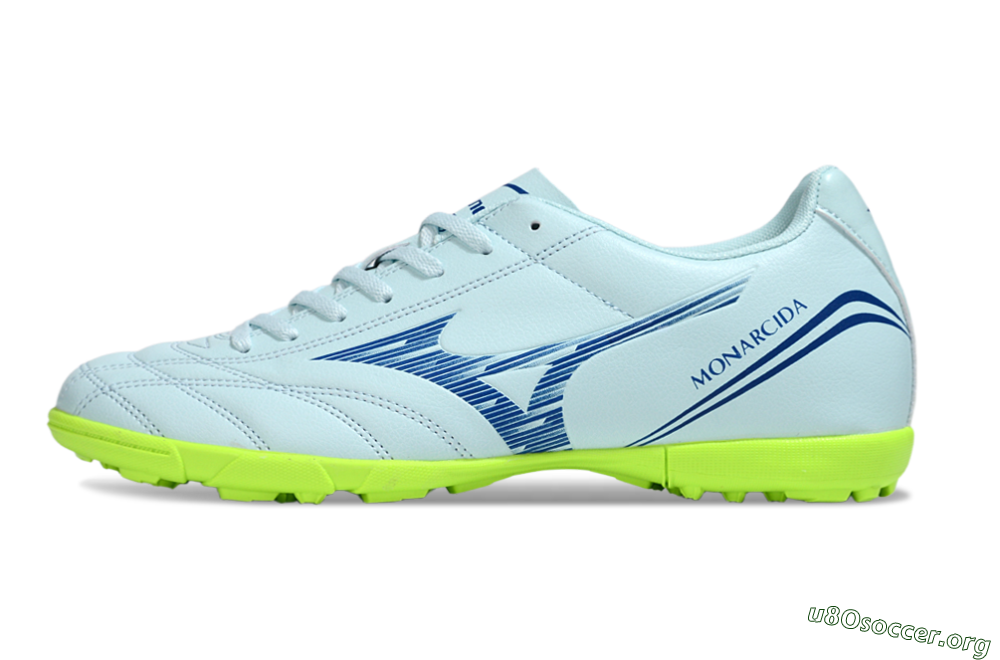 Mizuno Morelia Neo 4 TF Football Shoes - Jade/Blue/Yellow 3