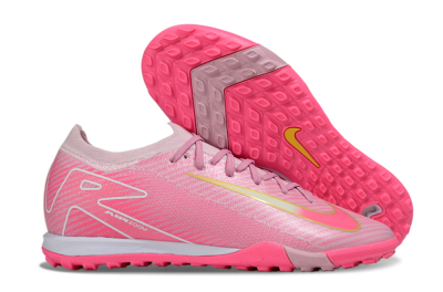 Nike Air Zoom Mercurial Vapor 16 Elite TF Football Shoes - Pink/Gold/White