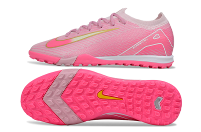Nike Air Zoom Mercurial Vapor 16 Elite TF Football Shoes - Pink/Gold/White