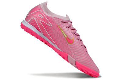 Nike Air Zoom Mercurial Vapor 16 Elite TF Football Shoes - Pink/Gold/White