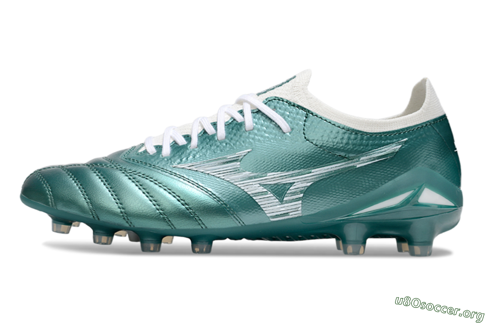 Mizuno Morelia Neo 4 FG Football Boots - Jade/White 3