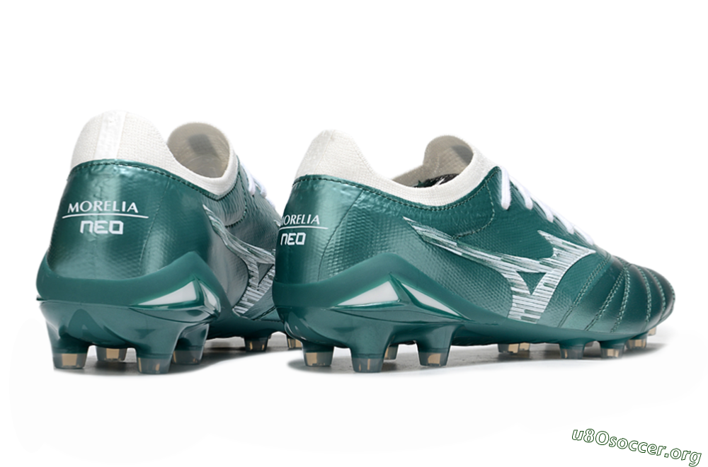 Mizuno Morelia Neo 4 FG Football Boots - Jade/White 6