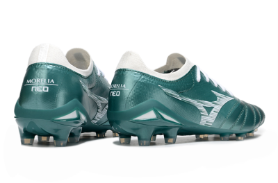 Mizuno Morelia Neo 4 FG Football Boots - Jade/White