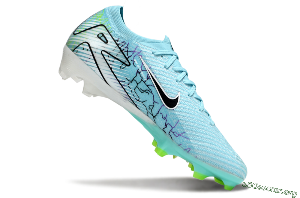 Nike Air Zoom Mercurial Vapor 16 Elite FG Football Boots - Blue/Black/Silver 4