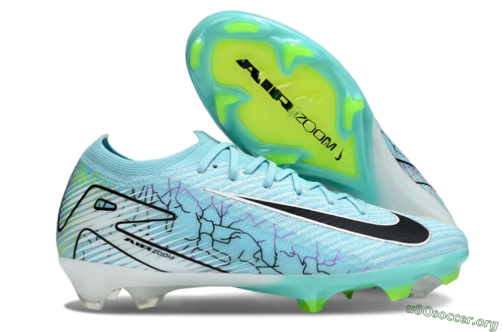 Nike Air Zoom Mercurial Vapor 16 Elite FG Football Boots - Blue/Black/Silver 2