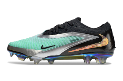 Nike Phantom 6 Low Elite FG Football Boots - Black/Jade/Silver