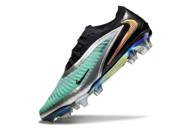 Nike Phantom 6 Low Elite FG Football Boots - Black/Jade/Silver