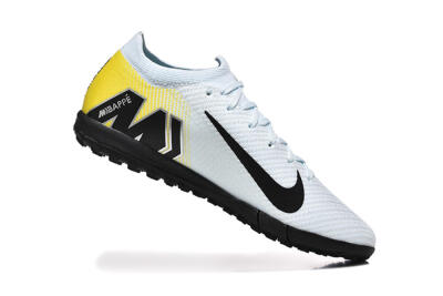 Nike Air Zoom Mercurial Vapor 16 Elite TF Football Shoes - White/Black/Yellow