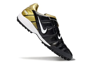 Nike Air Zoom Total 90 III TF Football Shoes - Black/Gold/White