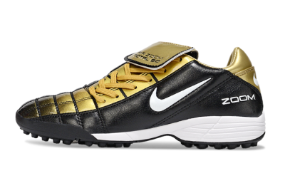 Nike Air Zoom Total 90 III TF Football Shoes - Black/Gold/White