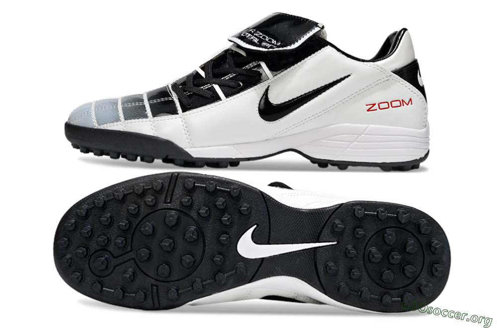 Nike Air Zoom Total 90 III TF Football Shoes - White/Black/Red 1