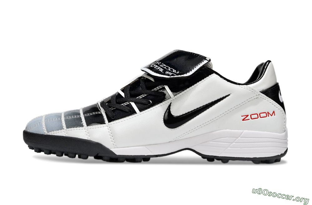 Nike Air Zoom Total 90 III TF Football Shoes - White/Black/Red 3