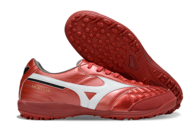 Mizuno Morelia Neo 4 TF Football Shoes - Red/White/Black