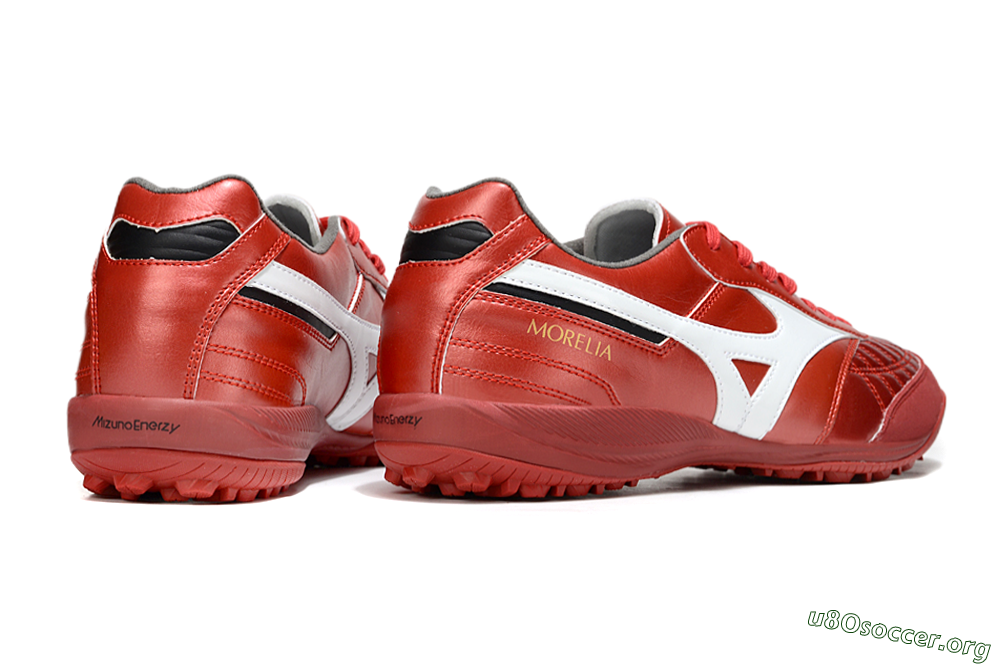 Mizuno Morelia Neo 4 TF Football Shoes - Red/White/Black 6