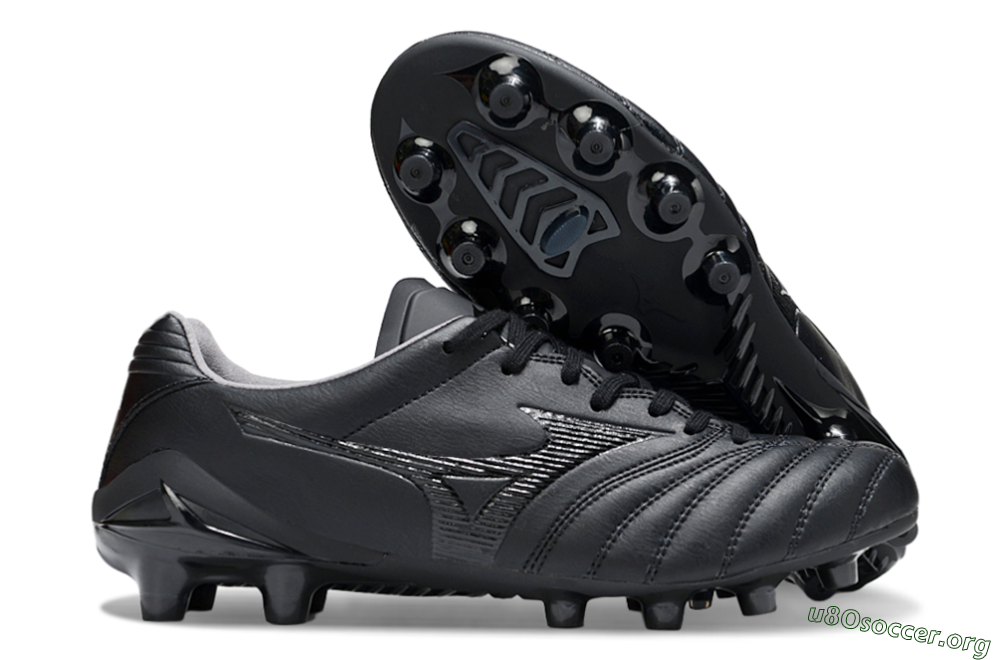 Mizuno Morelia Neo 4 FG Football Boots - Black/Black 2