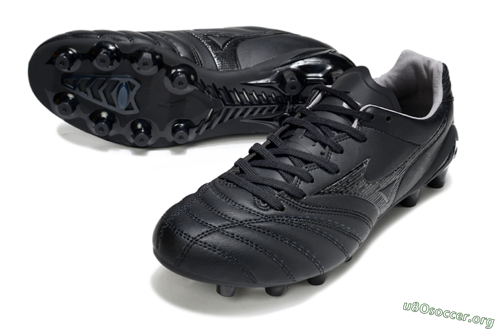 Mizuno Morelia Neo 4 FG Football Boots - Black/Black 0