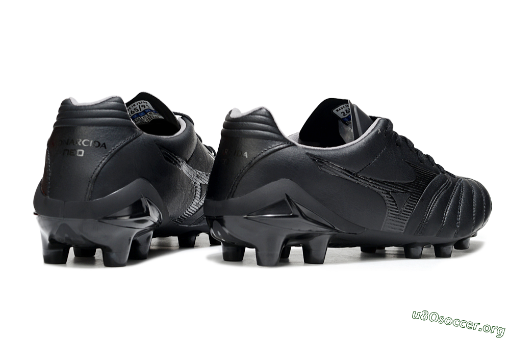 Mizuno Morelia Neo 4 FG Football Boots - Black/Black 6