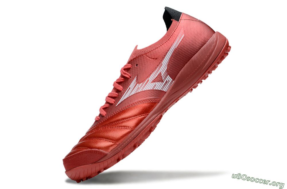 Mizuno Morelia Neo 4 TF Football Shoes - Red/White/Black 5