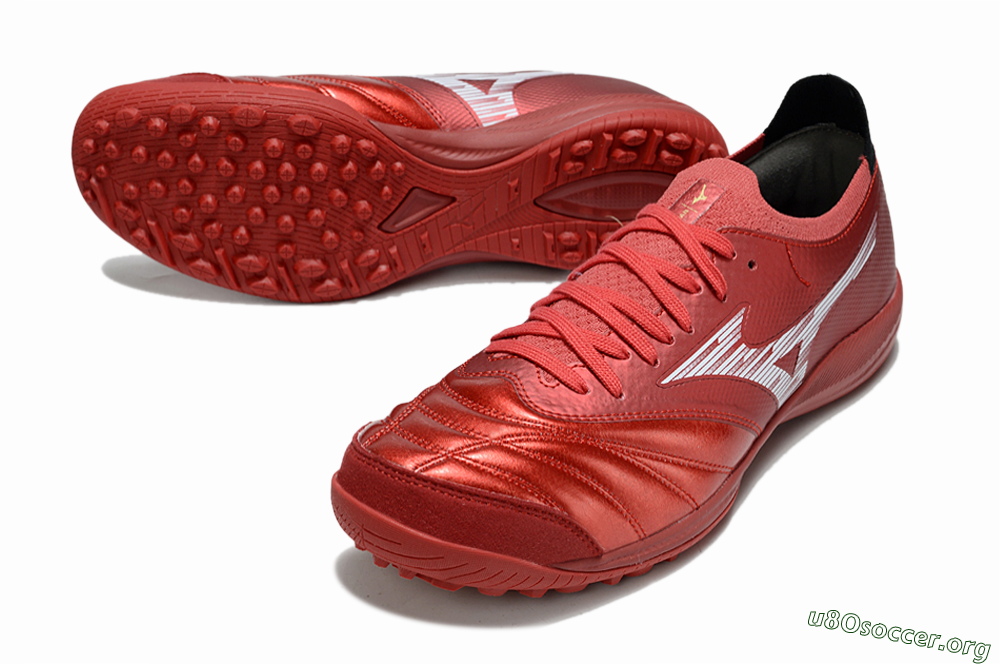 Mizuno Morelia Neo 4 TF Football Shoes - Red/White/Black 0
