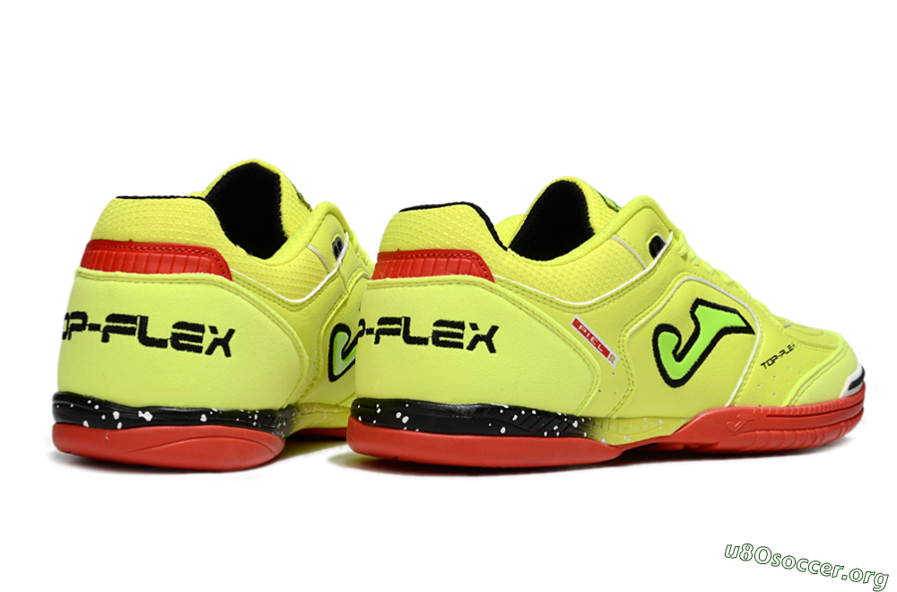 Joma Top Flex IC Football Shoes - Yellow/Black/Red 6