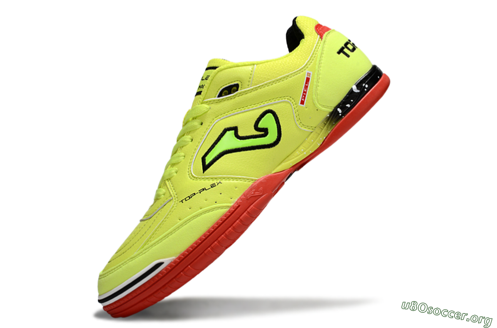 Joma Top Flex IC Football Shoes - Yellow/Black/Red 5
