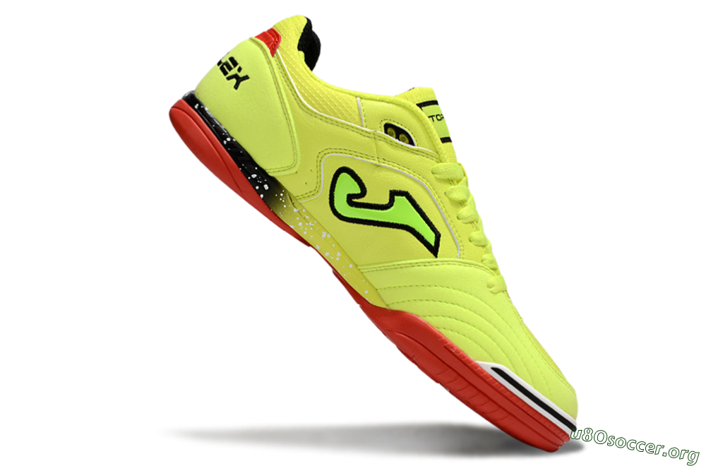 Joma Top Flex IC Football Shoes - Yellow/Black/Red 4