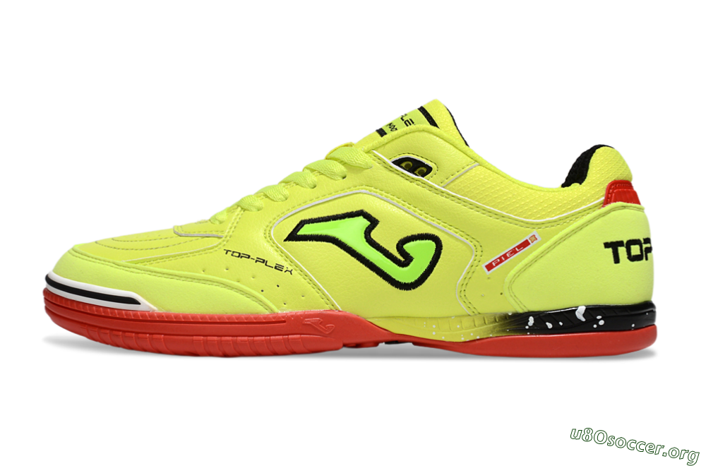 Joma Top Flex IC Football Shoes - Yellow/Black/Red 3