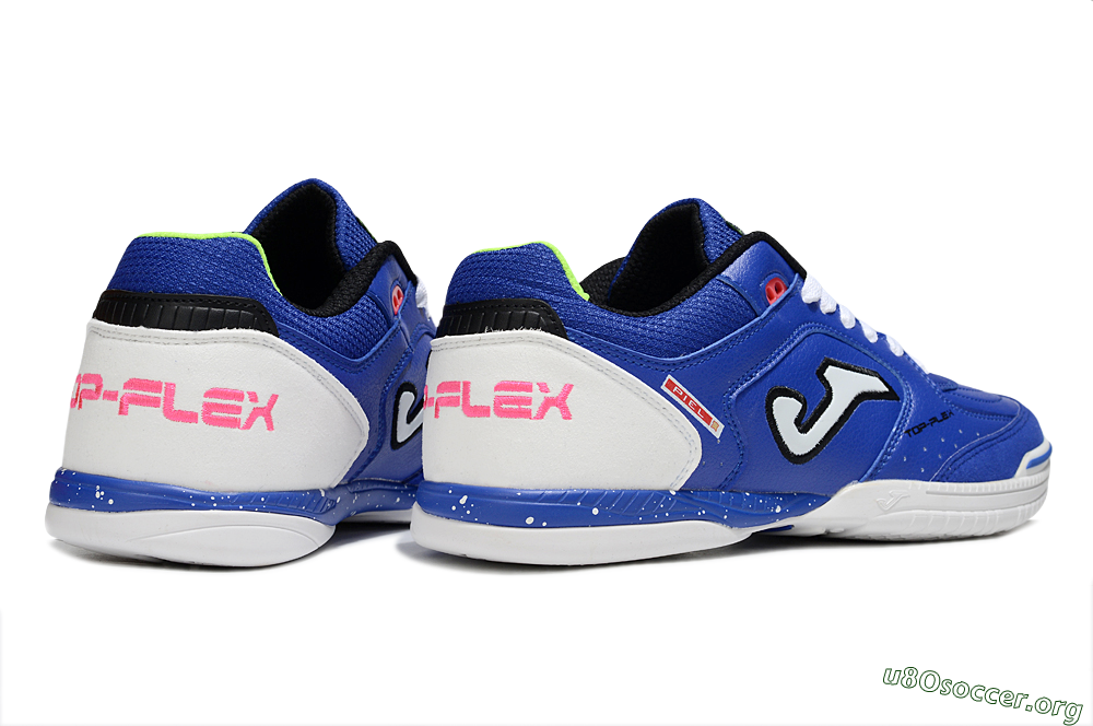 Joma Top Flex IC Football Shoes - Blue/White/Red 6
