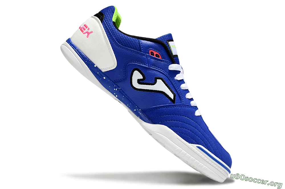 Joma Top Flex IC Football Shoes - Blue/White/Red 4