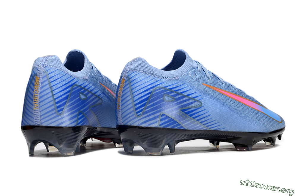 Nike Air Zoom Mercurial Vapor 16 Elite FG Football Boots - Blue/Pink/Gold 6