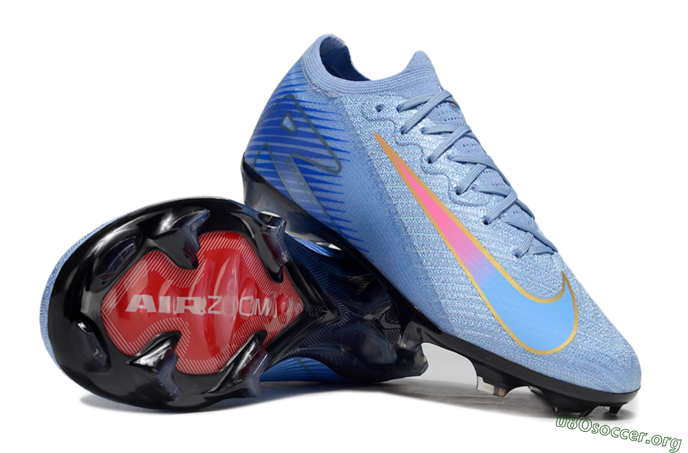 Nike Air Zoom Mercurial Vapor 16 Elite FG Football Boots - Blue/Pink/Gold 1