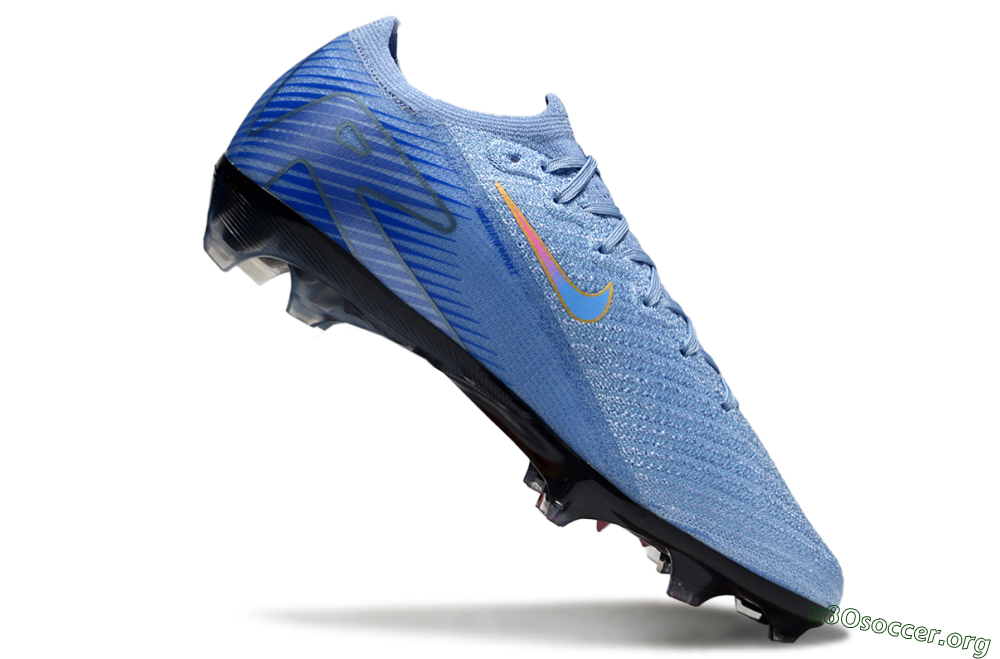 Nike Air Zoom Mercurial Vapor 16 Elite FG Football Boots - Blue/Pink/Gold 4