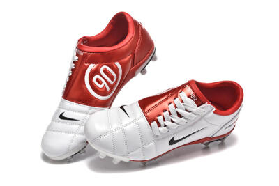 Nike Total 90 III FG Football Boots - Silver/Black/Red
