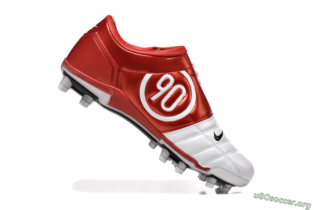 Nike Total 90 III FG Football Boots - Silver/Black/Red 7