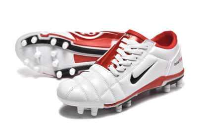 Nike Total 90 III FG Football Boots - Silver/Black/Red