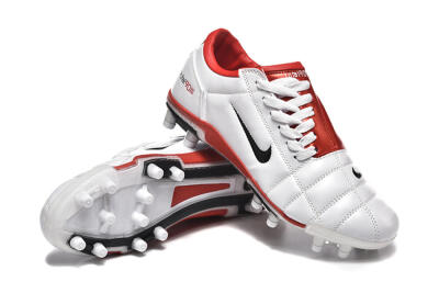 Nike Total 90 III FG Football Boots - Silver/Black/Red