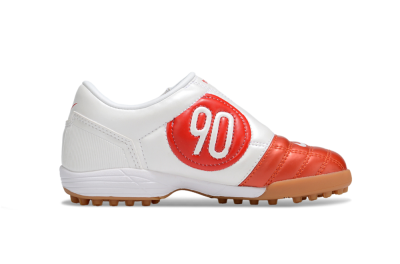 Nike Total 90 III TF Football Shoes - Red/White/Brown
