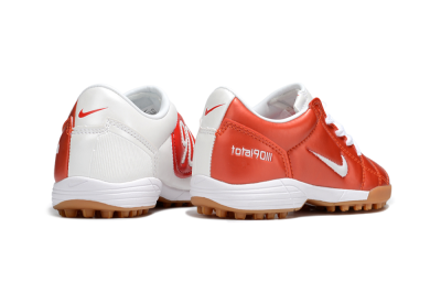 Nike Total 90 III TF Football Shoes - Red/White/Brown