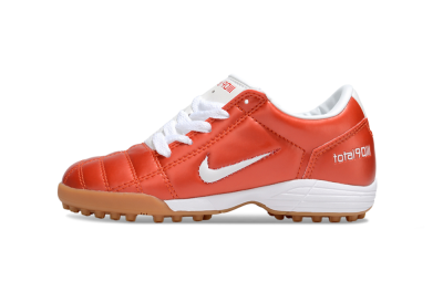 Nike Total 90 III TF Football Shoes - Red/White/Brown