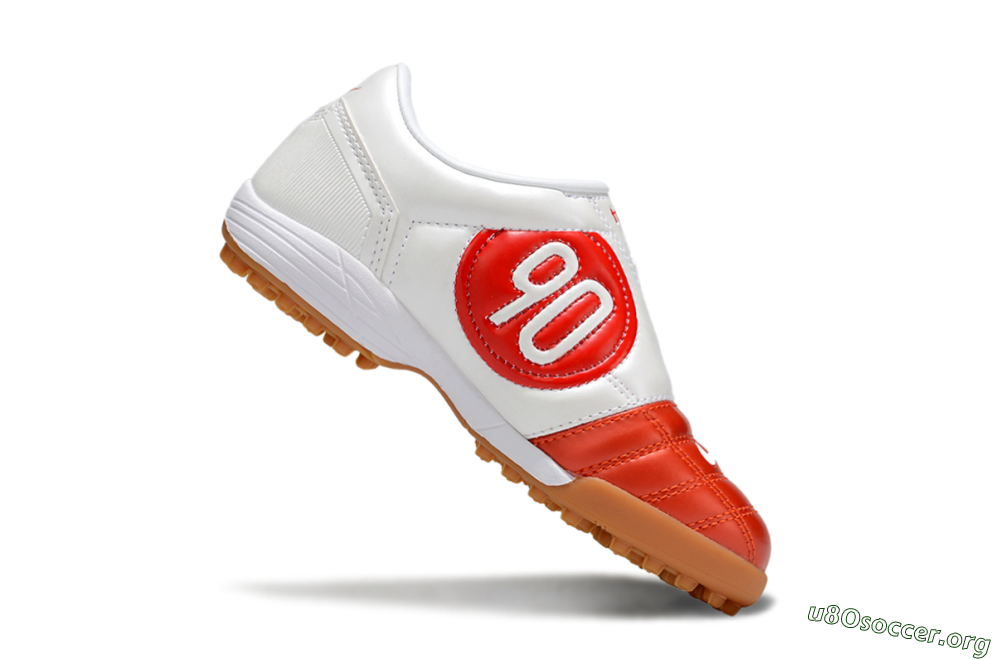 Nike Total 90 III TF Football Shoes - Red/White/Brown 0