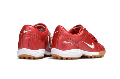Nike Total 90 III TF Football Shoes - Red/White/Brown