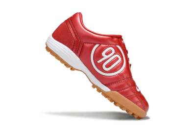 Nike Total 90 III TF Football Shoes - Red/White/Brown