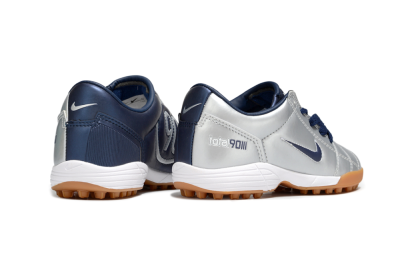 Nike Total 90 III TF Football Shoes - Silver/Blue/White
