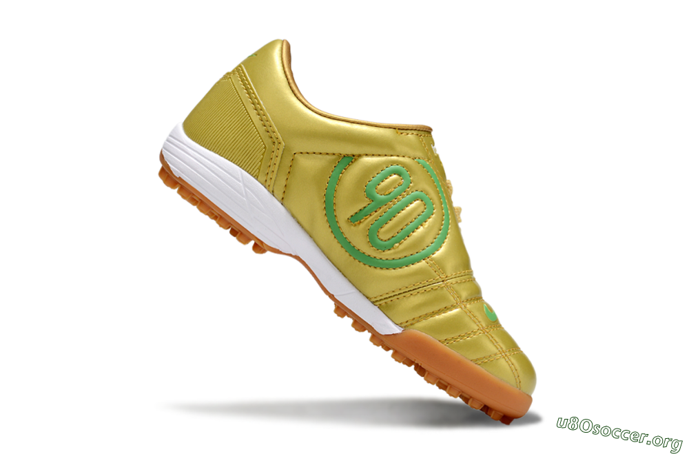 Nike Total 90 III TF Football Shoes - Gold/Green/White 0